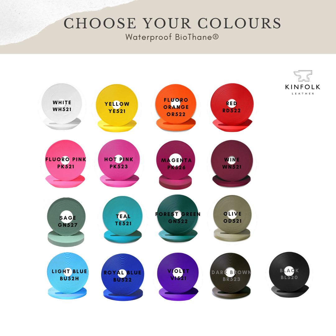 BioThane Longline Colour Swatches