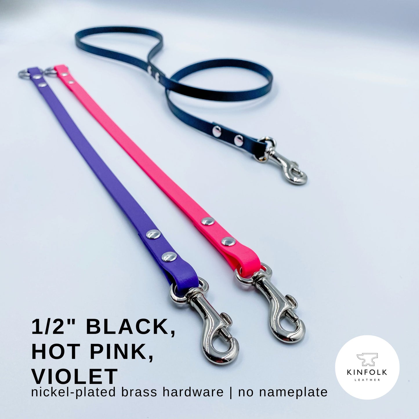 Double / Split Dog Lead - Waterproof BioThane® - Custom Dog Lead