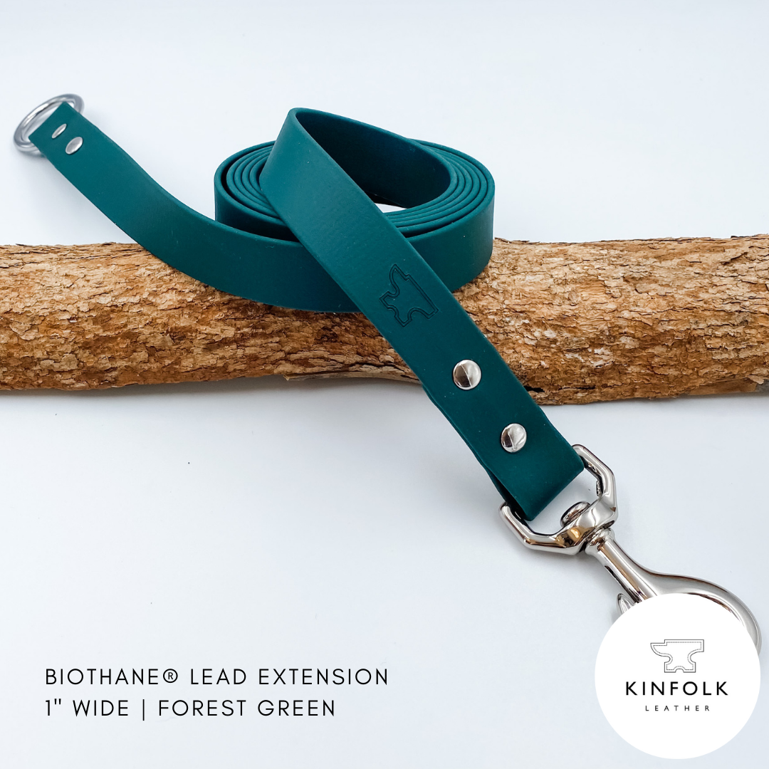 Lead Extension – Waterproof BioThane® Custom Dog Lead