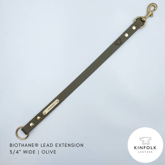 Lead Extension – Waterproof BioThane® Custom Dog Lead