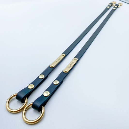 Double / Split Dog Lead - Waterproof BioThane® - Custom Dog Lead