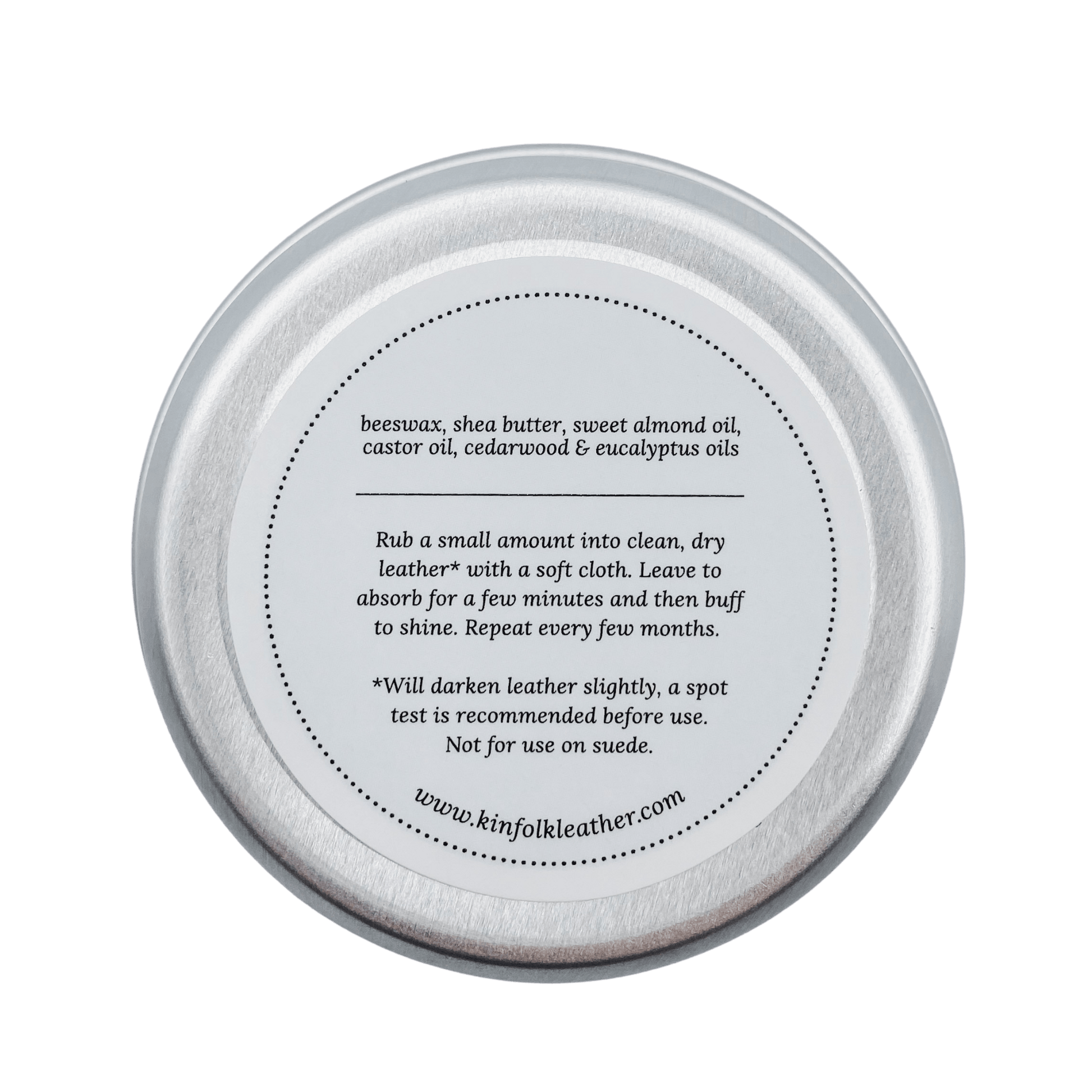 Leather Balm - 100% Natural, 30ml - Kinfolk Leather