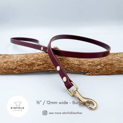 Classic Leather Dog Lead