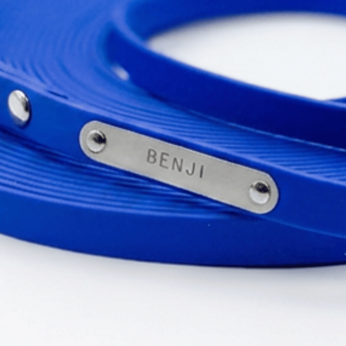 Hand-Stamped Nameplate Add-On for Leads & Ready-to-Wear Collars