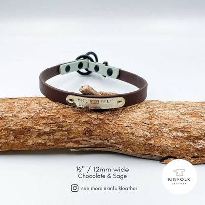 Slip Dog Collar - Waterproof BioThane® Custom Dog Collar