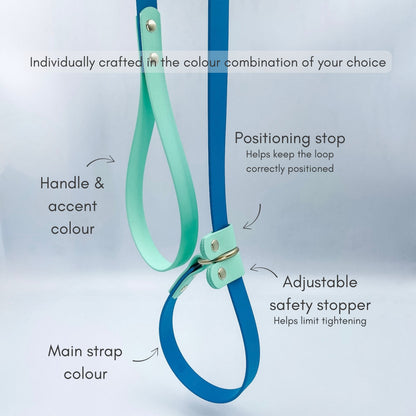 Waterproof Slip Lead for Dogs - custom made in NZ