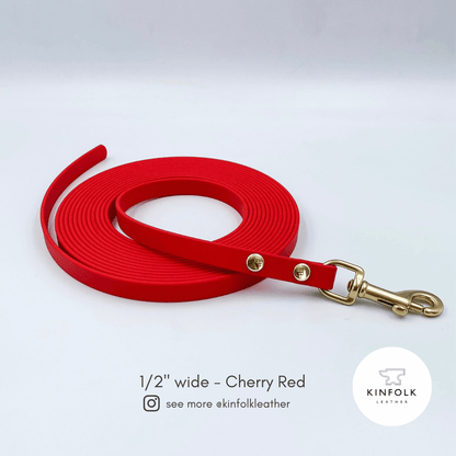Waterproof BioThane® Drag Line - Trailing Long Line Dog Lead