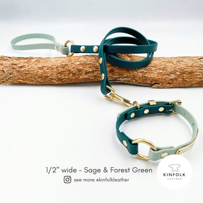 Two Tone Classic Lead – Waterproof BioThane® Custom Dog Lead