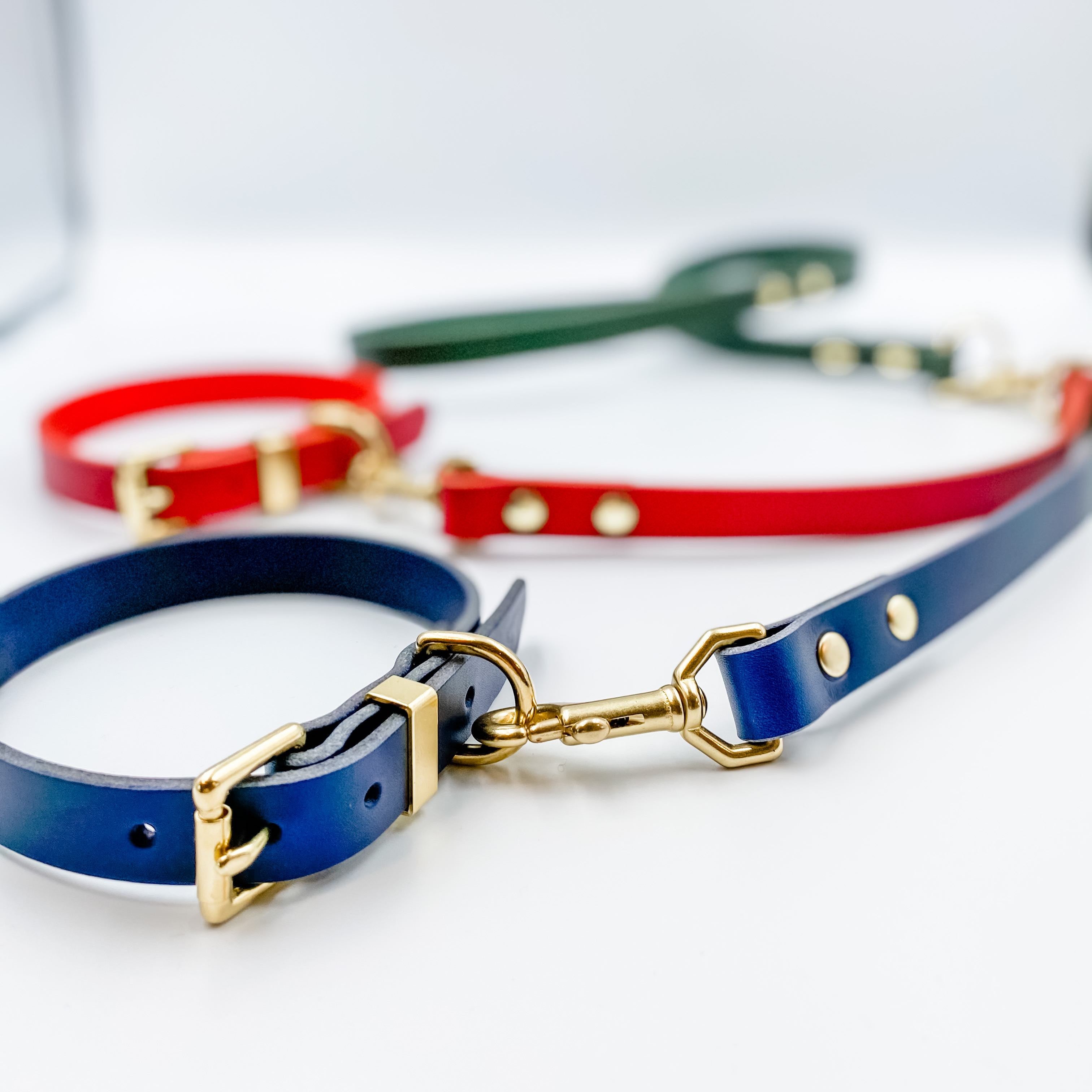 Custom Leather Dog Collars by Kinfolk Leather